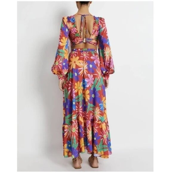 Nwt Patbo | Aster Long-Sleeve Cut-Out Dress - Picture 15 of 16